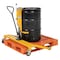 Vestil Yellow Pallet Straddling Drum Truck 550lb Capacity Polyurethane Wheels PSDT - alternate 9